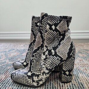 Aldo Snakeskin Boots, size 7